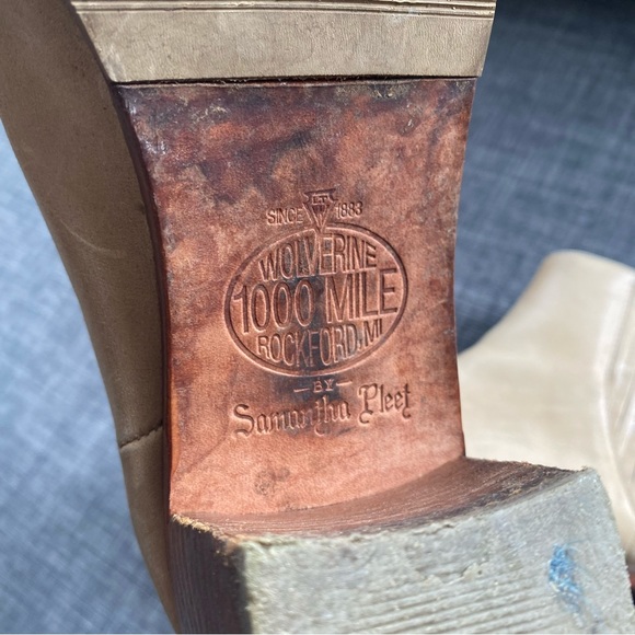 Samantha Pleet Wolverine 1000 Mile Arc Ankle Chelsea Booties - Picture 8 of 9